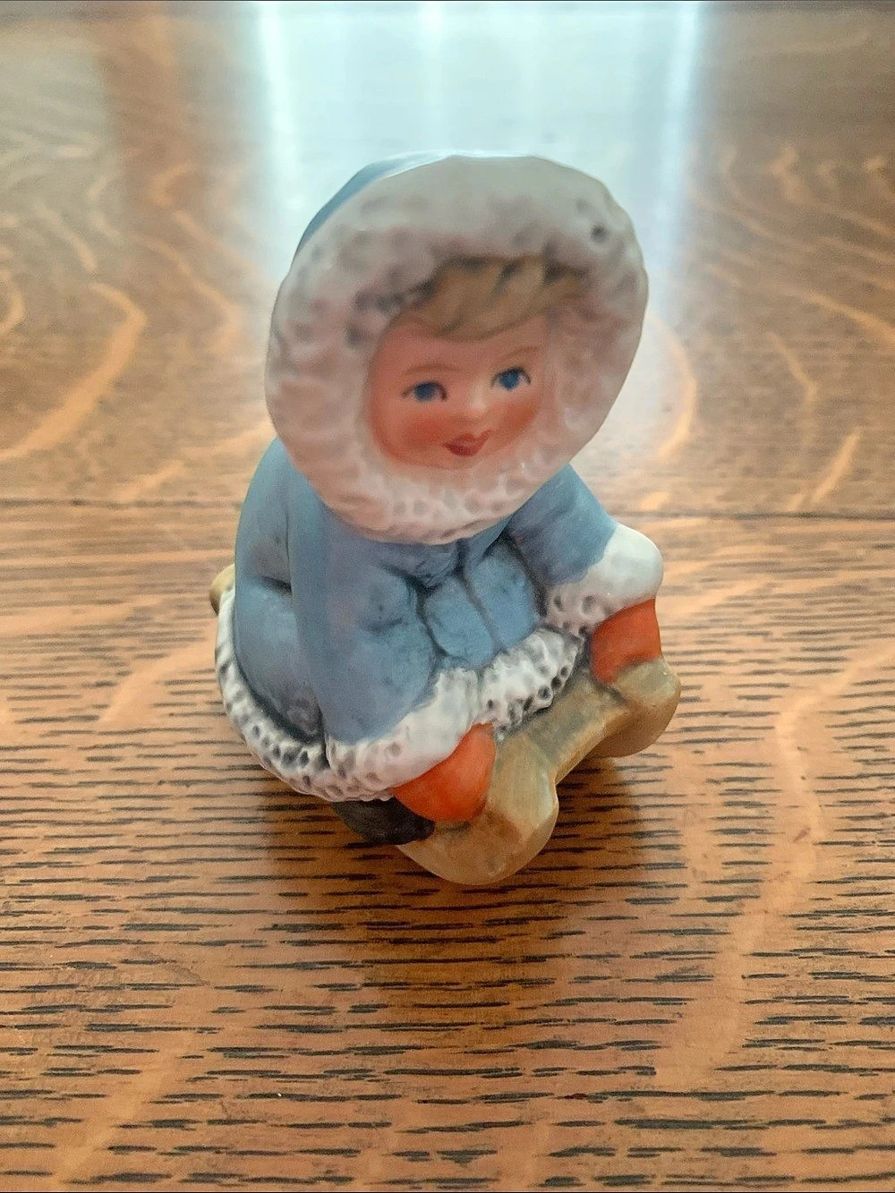 Antique Goebel Hummel Ride Into Christmas Figurine Decor